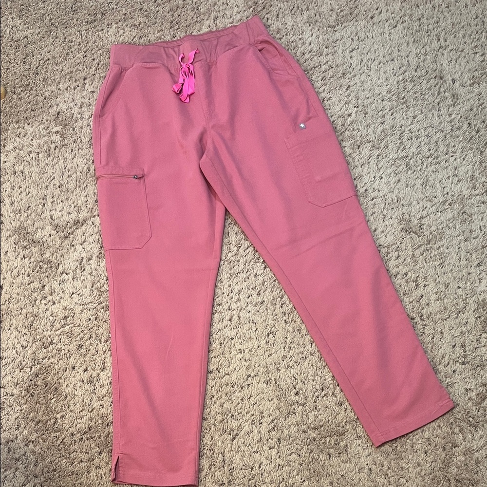 Figs Yola Skinny Scrub Pants Quartz Pink - Picture 6 of 9